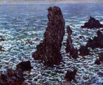 Cot Pintura al %C3%B3leo - Las pirámides de Port Coton BelleIleenMer Claude Monet